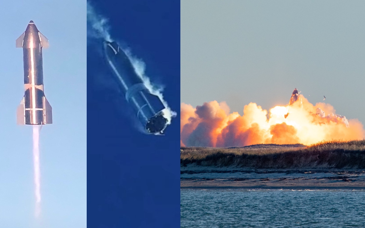 La aeronave SN8 explotó durante el aterrizaje, tras una prueba de vuelo en Texas