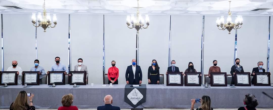 Ceremonia del Premio Jalisco 2020. (CORTESÍA)