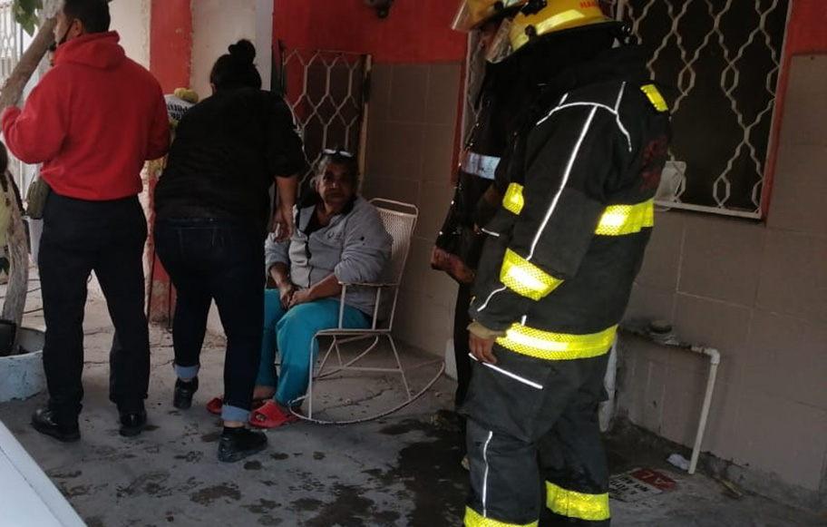 Colonos rescataron a cinco menores de un incendio. (Notivox Digital)