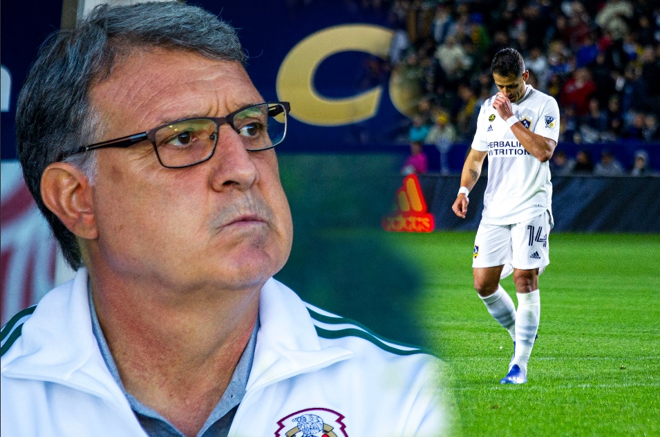 Gerardo Martino y Javier Hernández (Imago7)