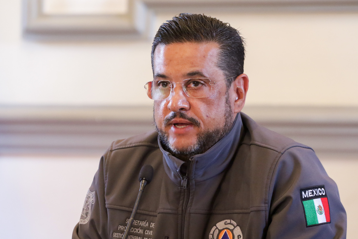 Gustavo Ariza, Secretario de Protección Civil Municipal. (Agencia Enfoque)