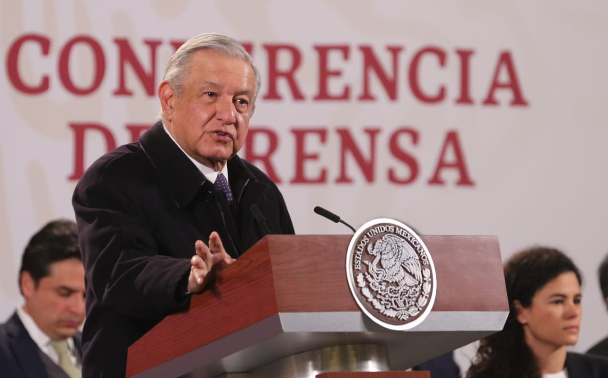 La Mañanera del 9 de noviembre en Palacio Nacional. (Javier Ríos)