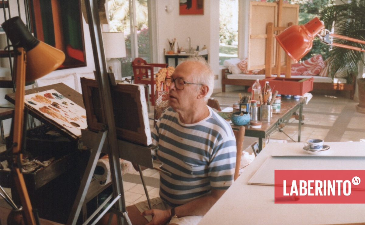 Abel Quezada en su estudio. (Foto: Herederos de Abel Quezada 2020)