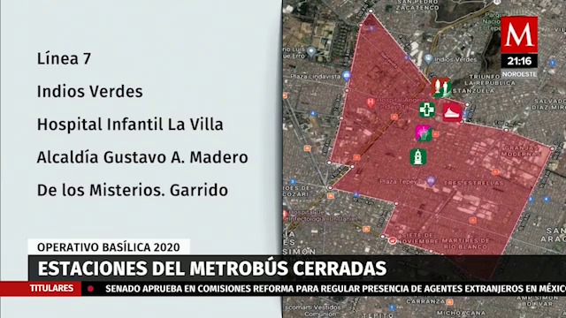 ¡Aguas! Estas calles y estaciones del Metro de CdMx estarán cerradas por Día de la Virgen