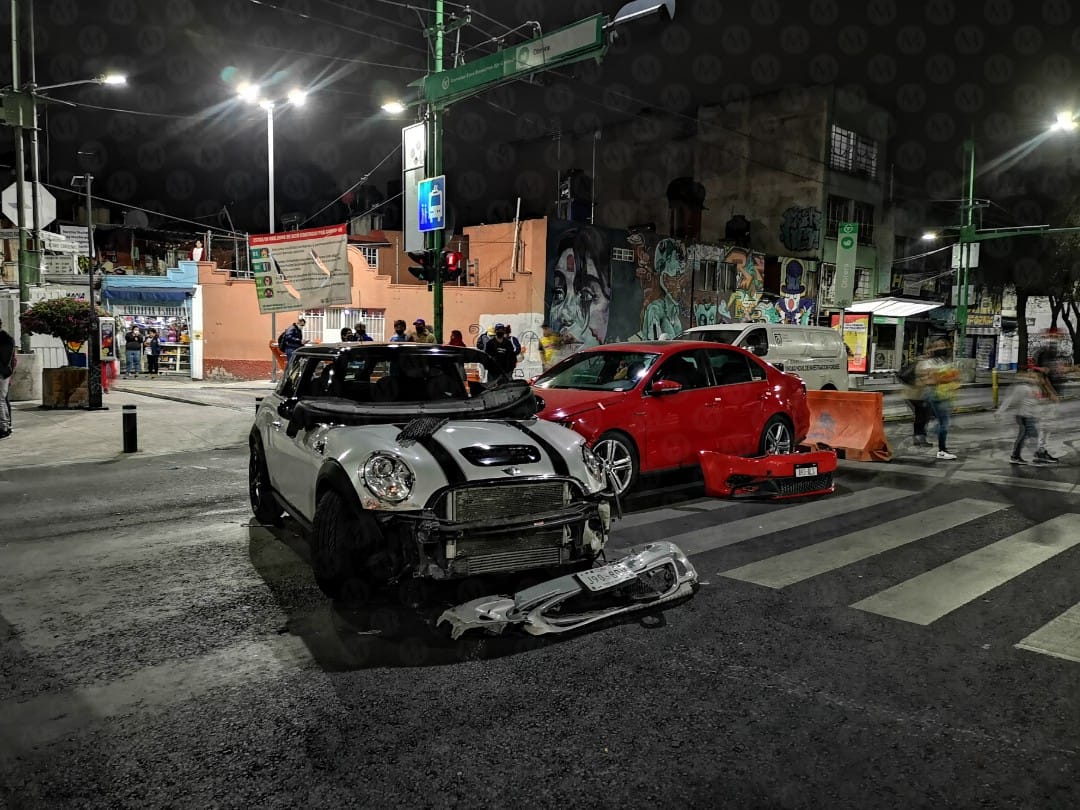 Así quedaron los autos después del accidente | Jorge Becerril