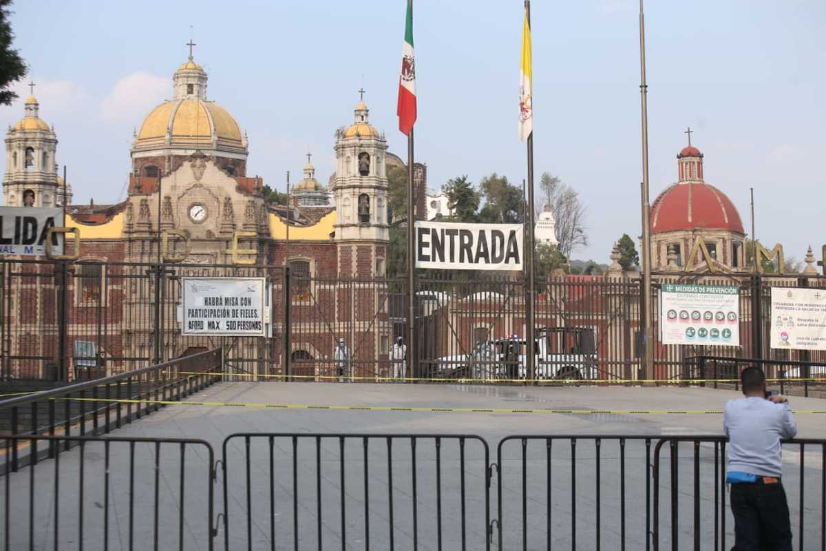 La Basílica de Guadalupe permanecerá cerrada del 10 al 13 de diciembre. | Juan Carlos Bautista