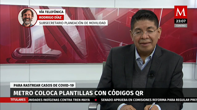Entrevista, Rodrigo Díaz Subsecretario de Movilidad. ¿Cómo funciona el código QR?