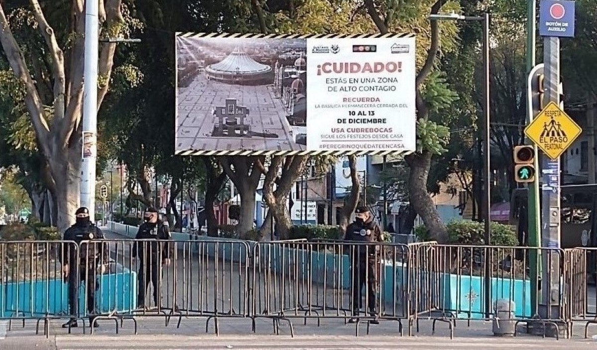 La Basílica de Guadalupe estará cerrada a partir de hoy. | César Velázquez