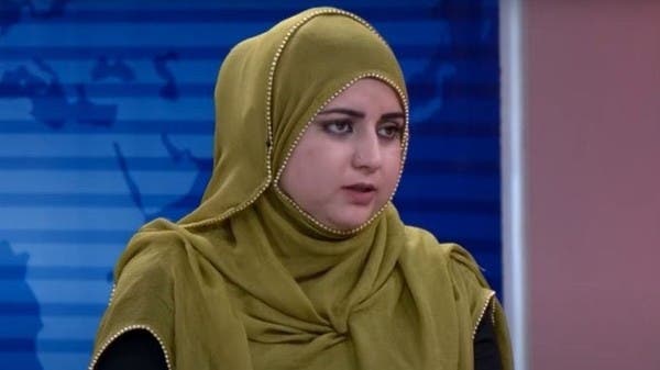 Malala Maiwand, periodista y conductora de Afganistán. | Foto: Al Arabiya