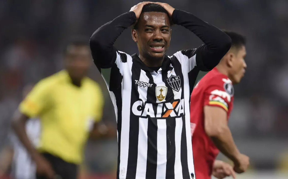Robinho, ex jugador del Atlético Mineiro (AFP)