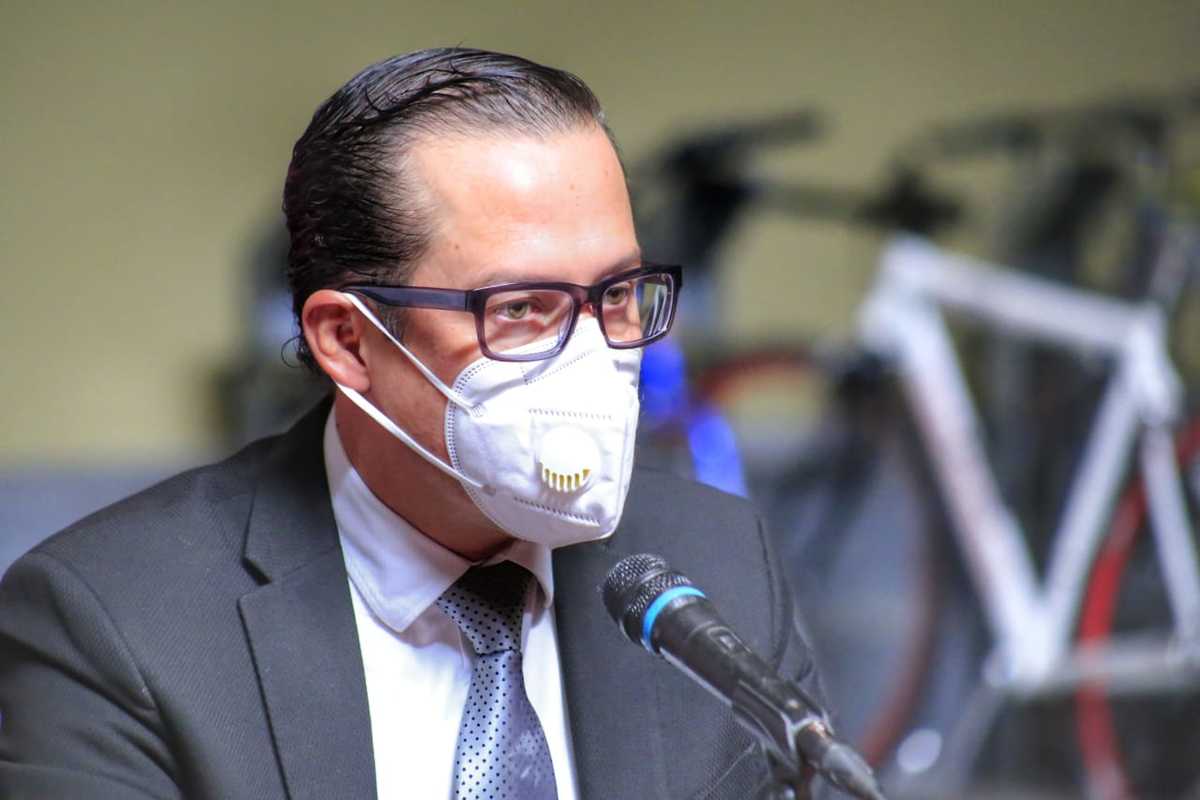 Tesorero municipal Armando Morales. (Andrés Lobato)