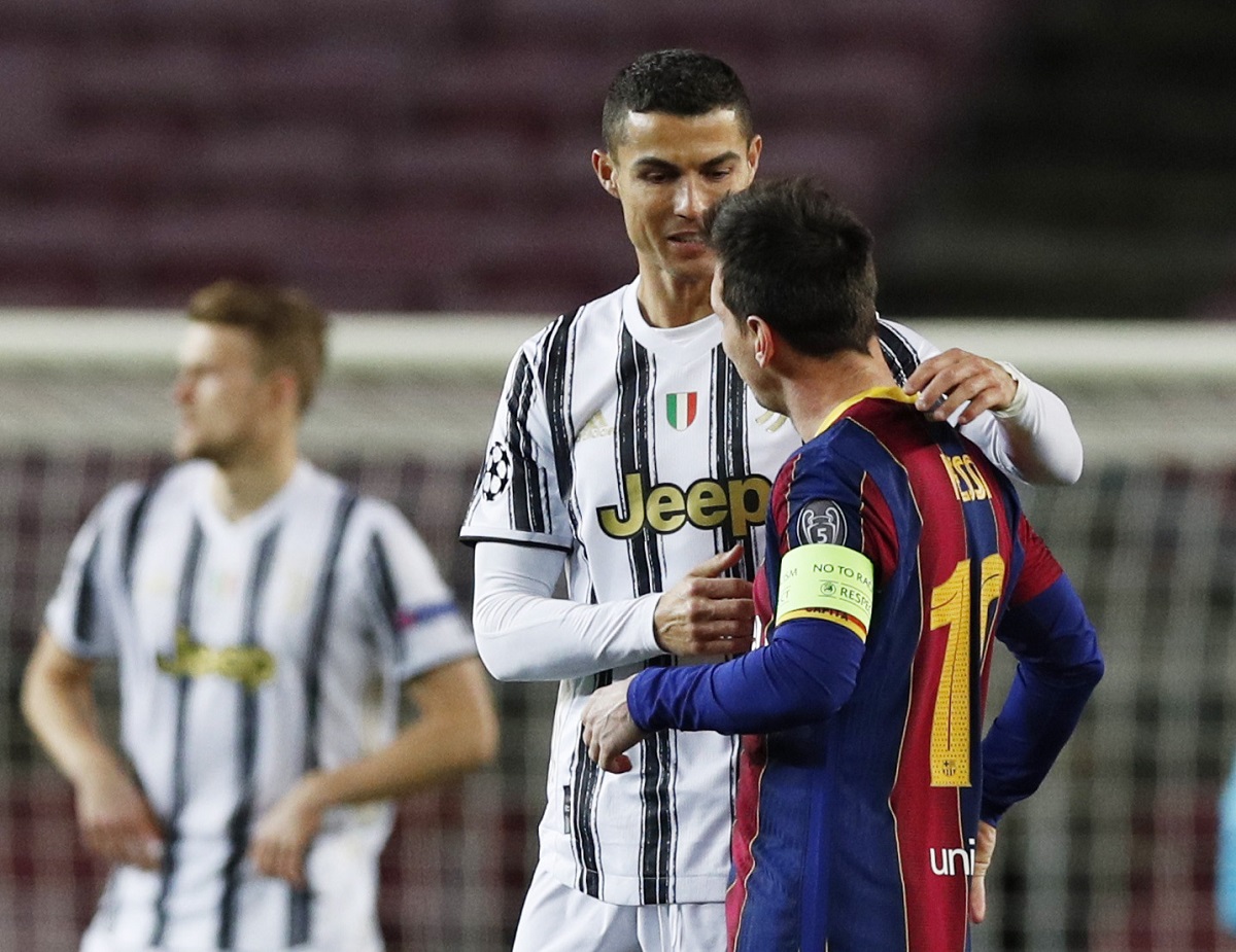 Cristiano Ronaldo y Lionel Messi (Reuters)