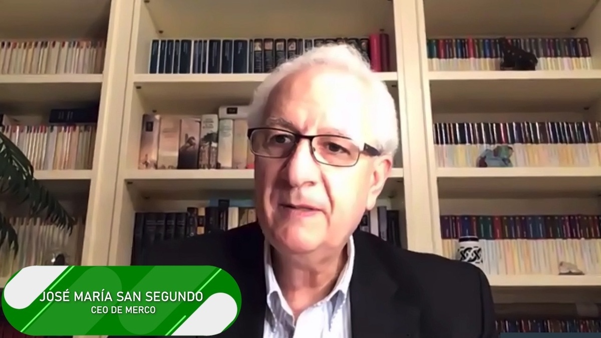 José María San Segundo, CEO de Merco, al anunciar a los galardonados. (Especial)