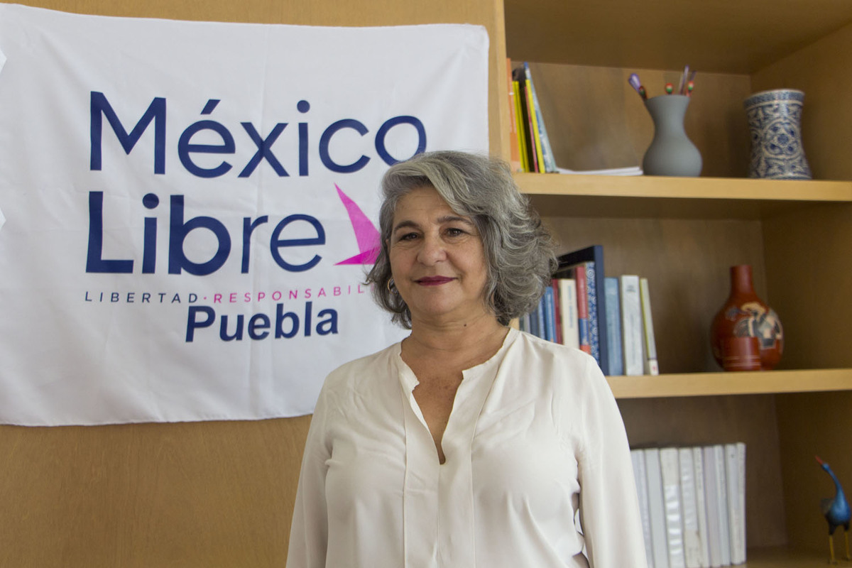 Myriam Arabian Couttolenc, coordinadora estatal de México Libre. (Melanie Torres)