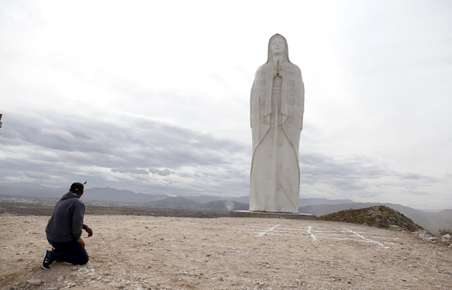 La Santísima Virgen se ubica en el Cerro de Dolores. (Rolando Riestra)