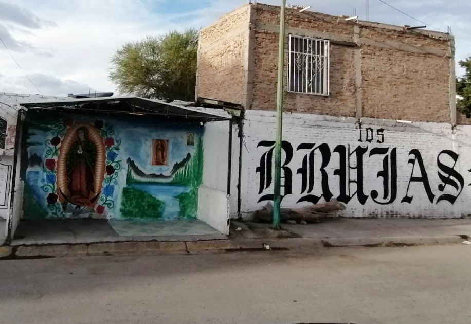 Virgen de Guadalupe en el barrio llamado “Las Brujas”. (Especial)