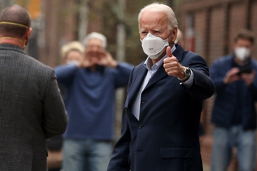 Biden ha reiterado que el uso de cubrebocas limitará el número de contagios por el covid-19. (AFP)