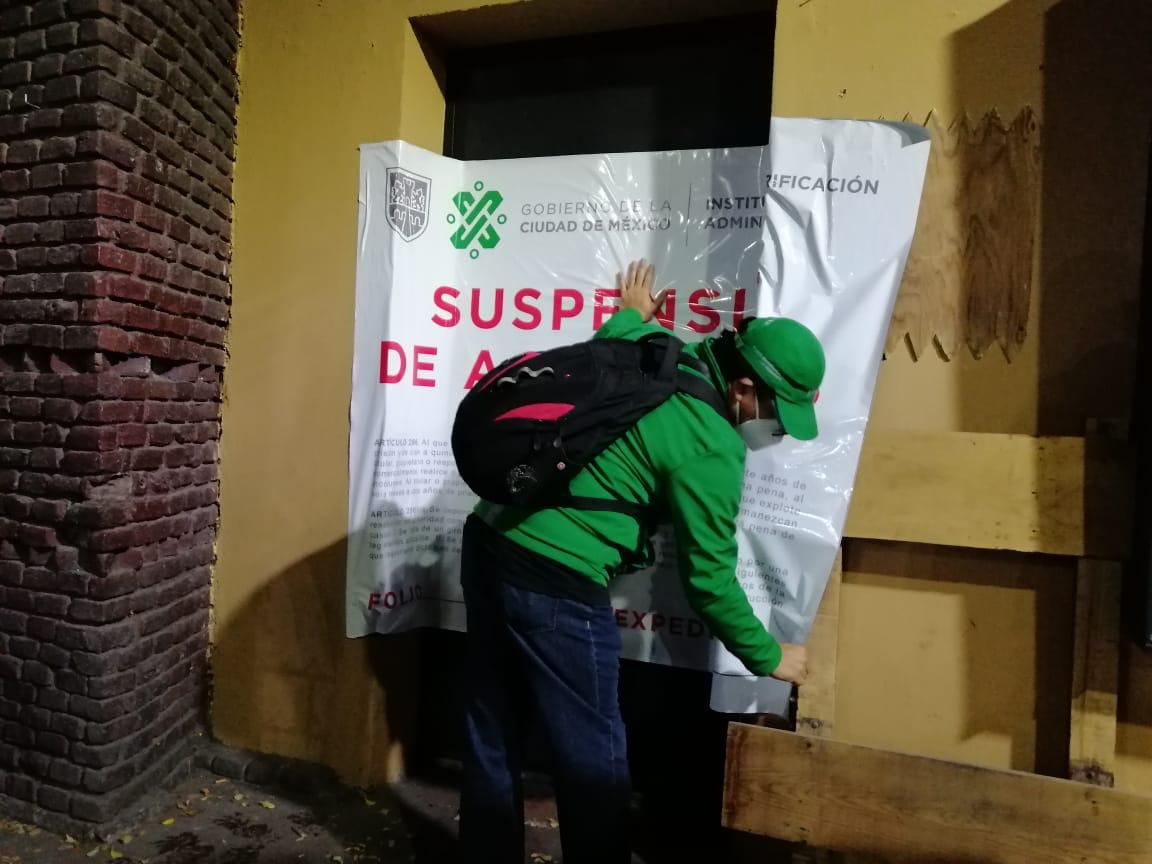 Se llevó a cabo la suspensión de actividades en 11 establecimientos. (Leonardo Lugo)