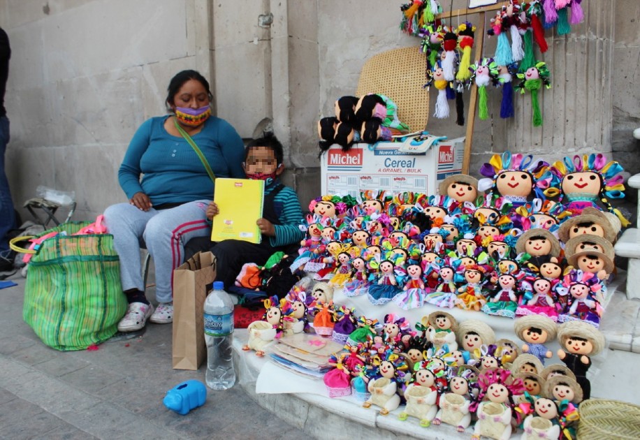 A sus 33 años, Virginia Durán Rosales se mantiene migrando para subsistir. (Lilia Ovalle)