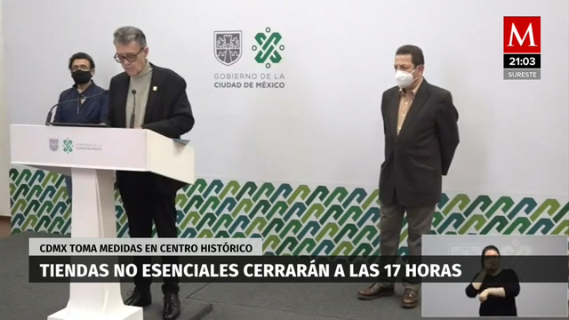 Cierres de comercios y vialidades: éstas son las medidas para reducir movilidad en Centro Histórico