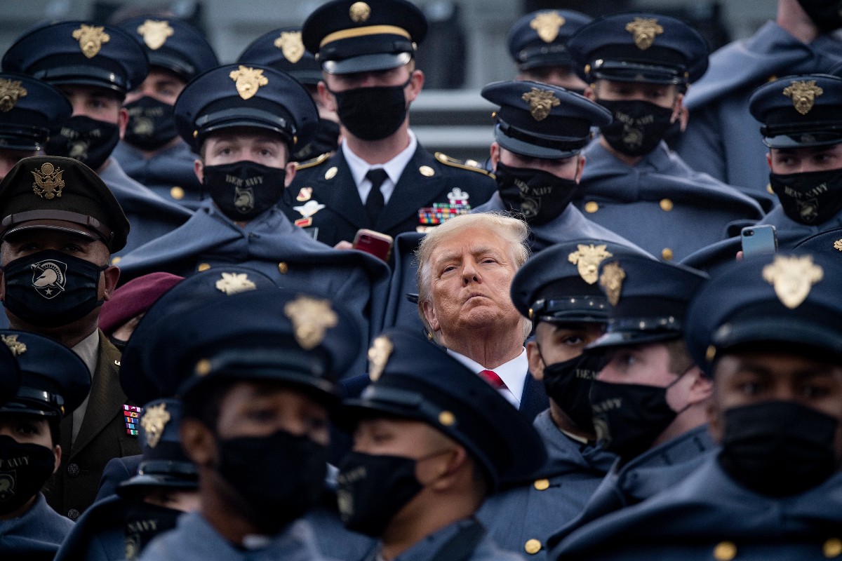 Donald Trump, en West Point. | AFP