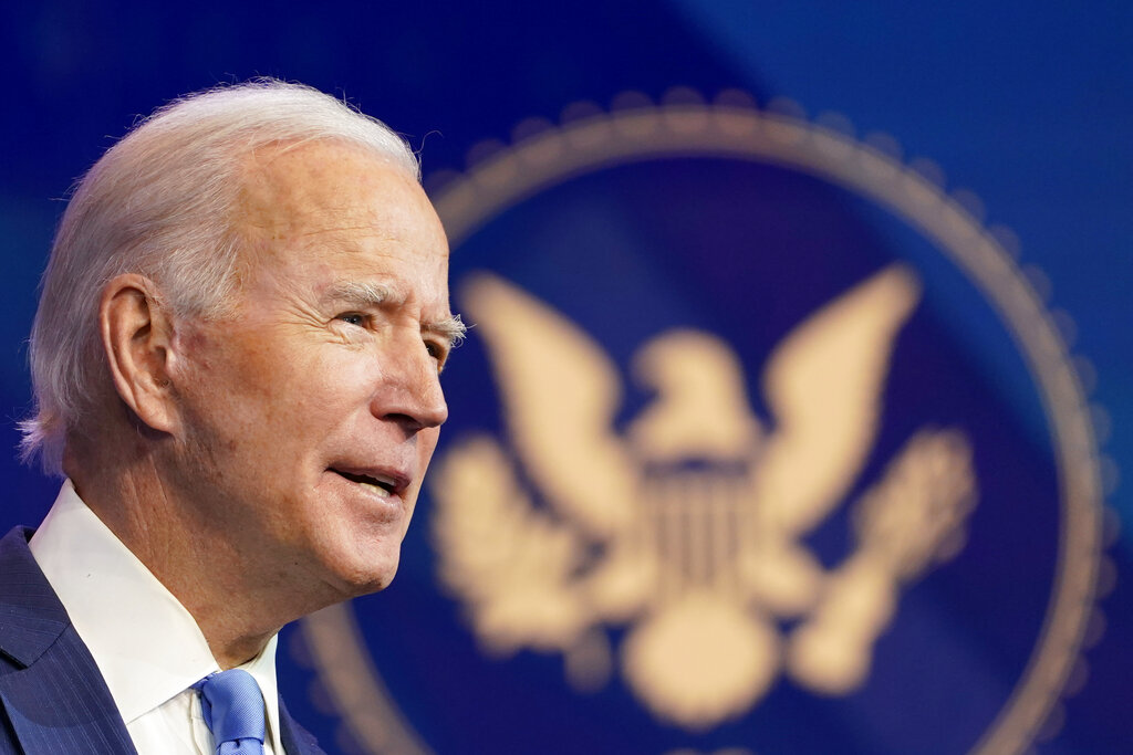 Joe Biden será 46° presidente de Estados Unidos. (AP)