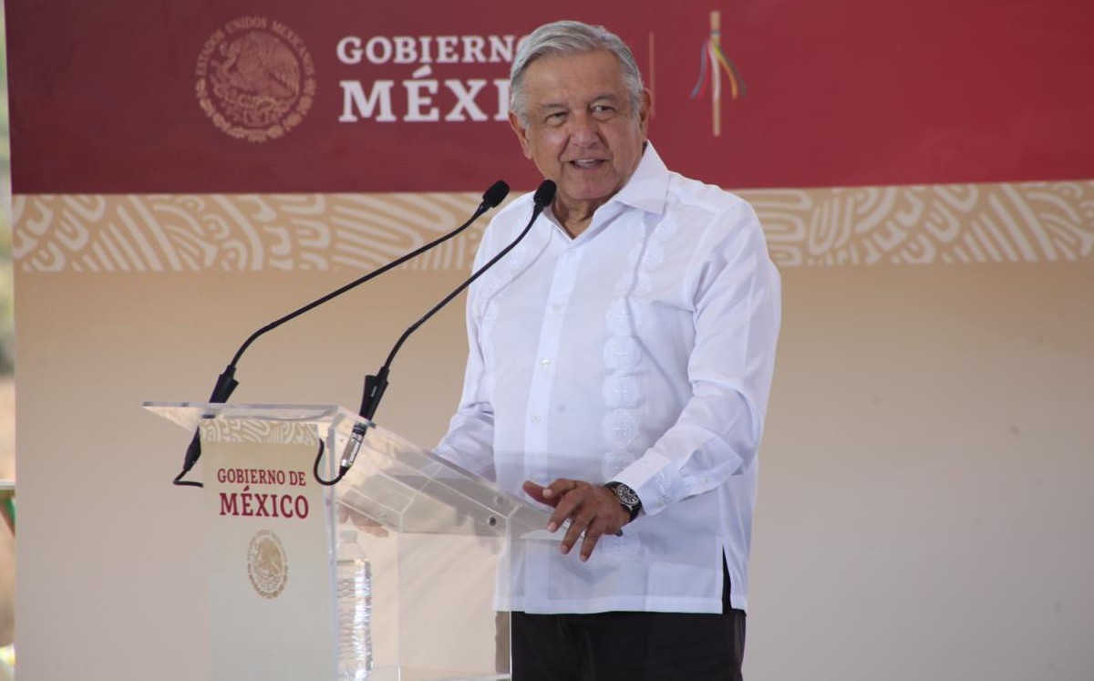López Obrador tuvo una gira de trabajo por el estado de Oaxaca. (Twitter)