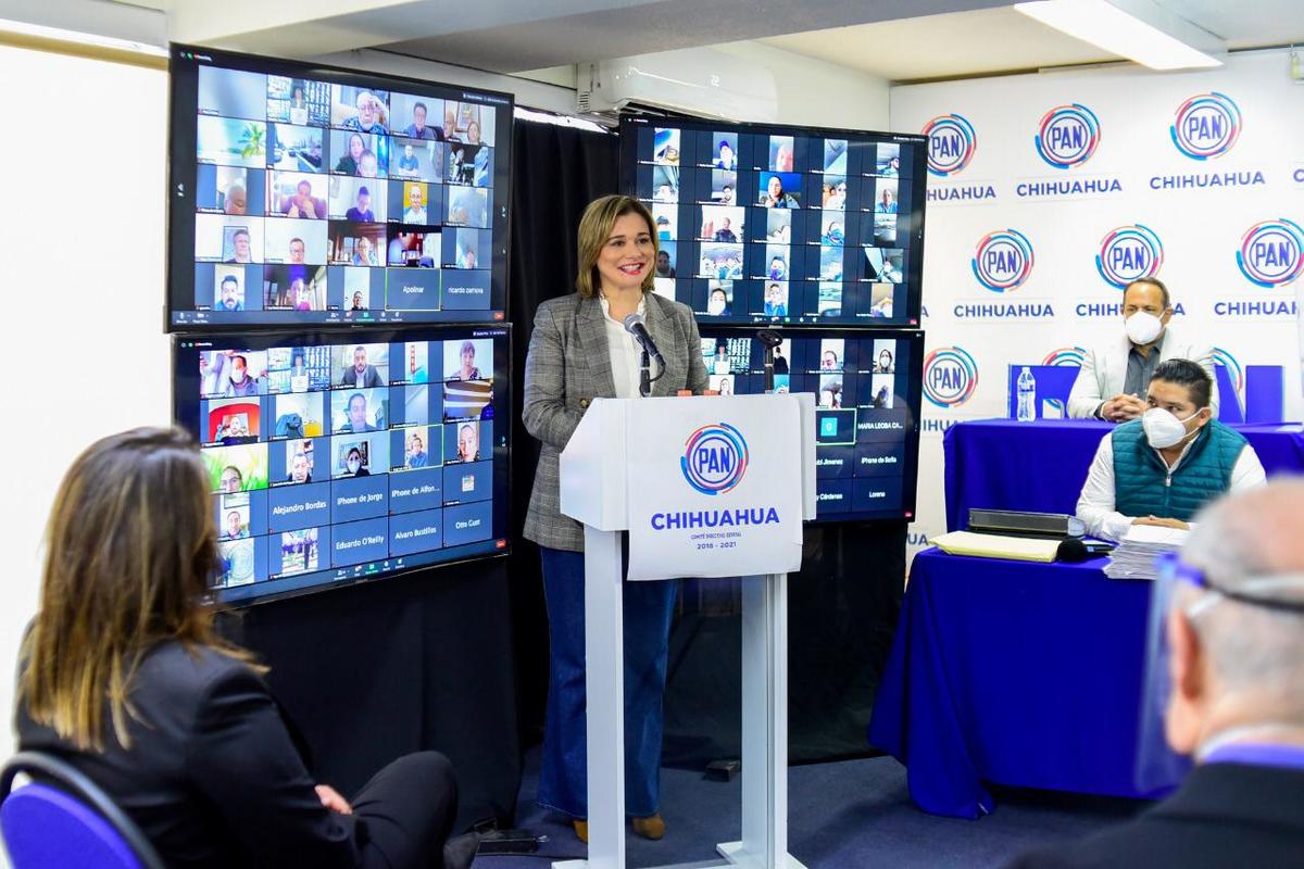 Maru Campos buscará la gubernatura de Chihuahua por el PAN.