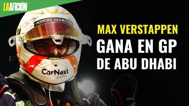 Max Verstappen gana en GP de Abu Dhabi, última de F1 en 2020