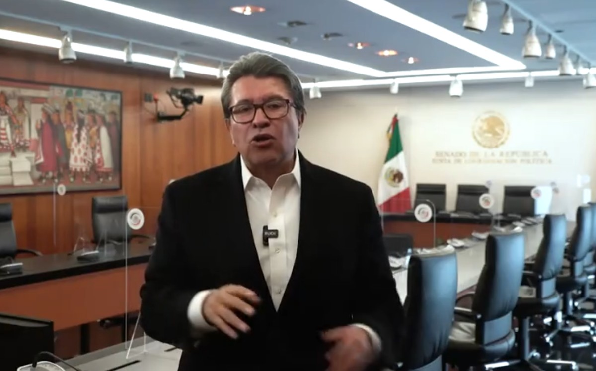 Monreal informó haber sostenido reuniones respecto a las reformas a la ley de Banxico. (Captura)