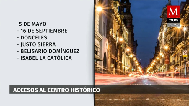 ¡Que no se te pase! Éstas son las calles para ingresar y salir del Centro Histórico de CdMx
