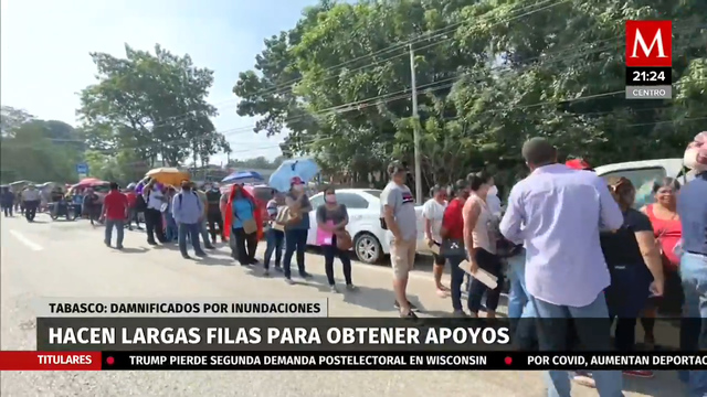 En Tabasco, entregarán apoyos de 10 mil pesos a damnificados por lluvias