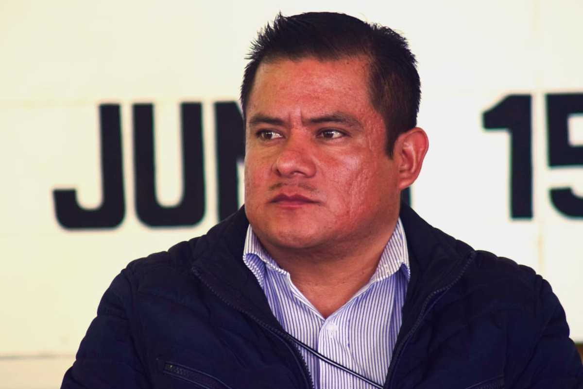 Aldo Augusto Morales Malo, nuevo titular del Sindicato “Lealtad, fuerza y perseverancia” de Tlaxcoapan. (Francisco Villeda)