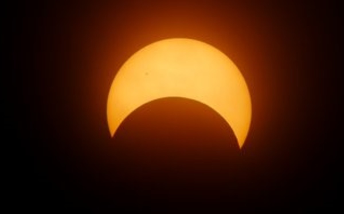 Así se vio el eclipse total de Sol del 14 de diciembre (Twitter)