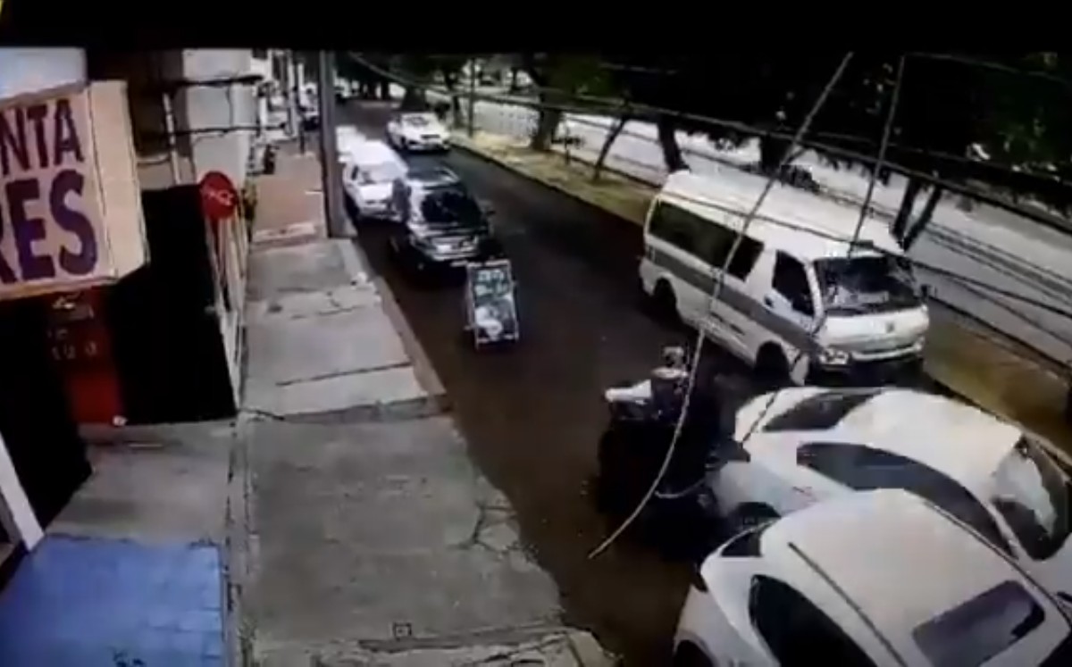 Los dos hombres fueron atropellados por el conductor que intentaron asaltar. (Especial)