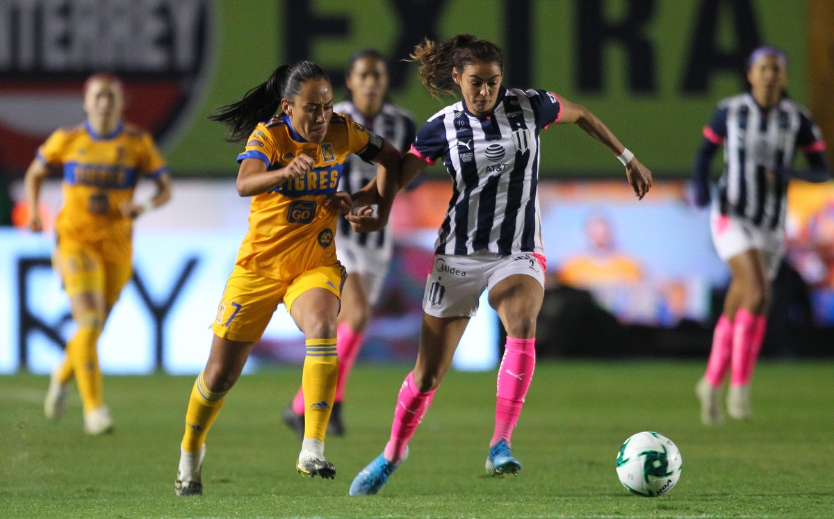 Liliana Mercado y Christina Burkenroad durante la final del Guardianes 2020 (Imago7)