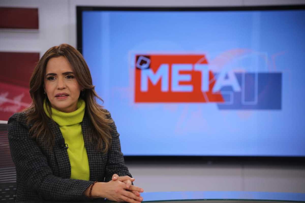 La precandidata de Morena a la gubernatura de Nuevo León, Clara Luz Flores Carrales. Foto: Roberto Alanís