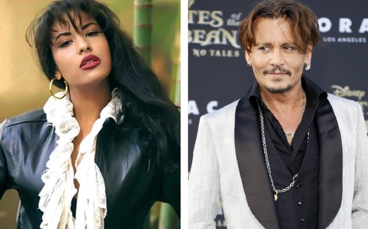 ¡Junto a Johnny Depp! Así fue la actuación de Selena en una película de Hollywood