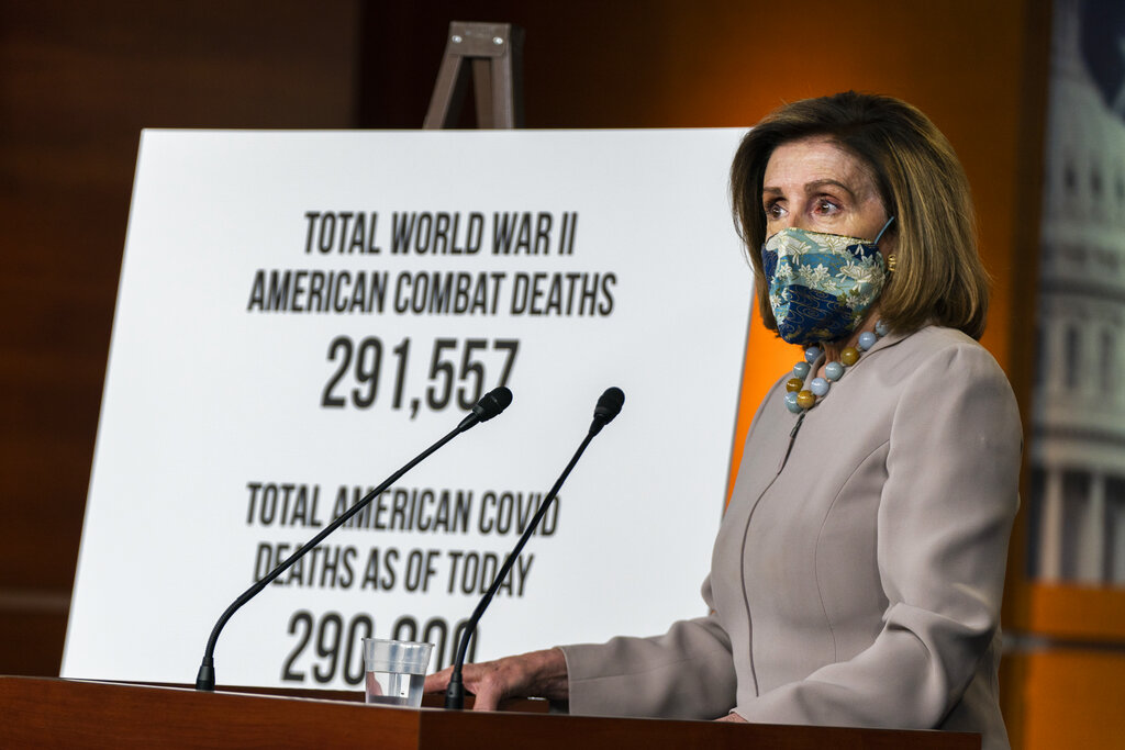 Nancy Pelosi seguirá siendo la líder de la Cámara Baja de EU. (AP)