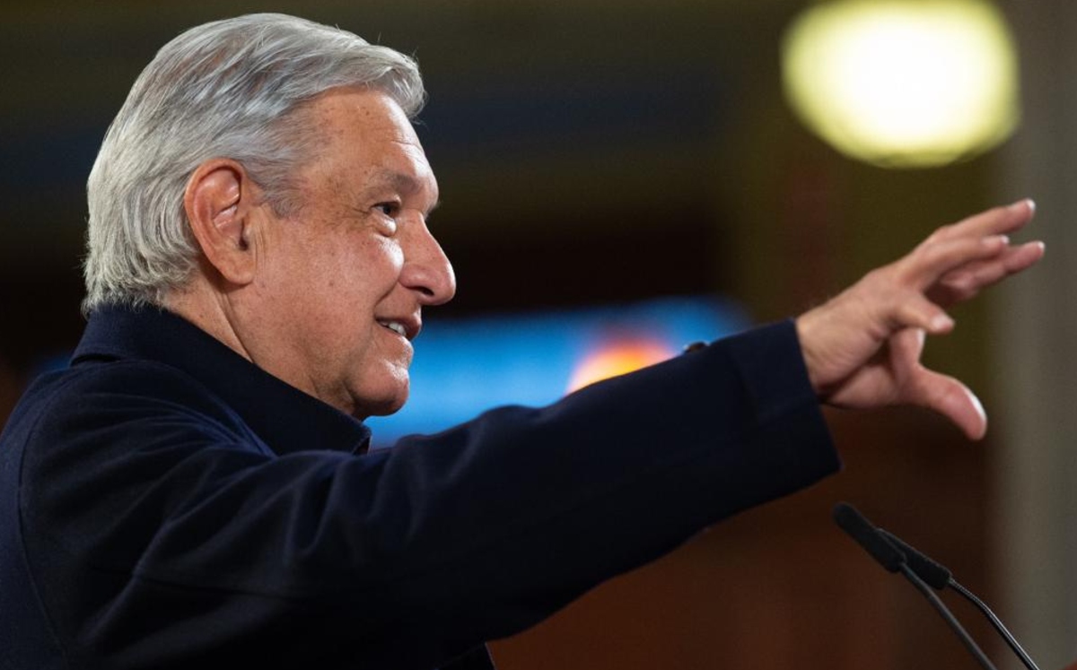 El presidente Andrés Manuel López Obrador en conferencia del 15 de diciembre. (Cortesía)