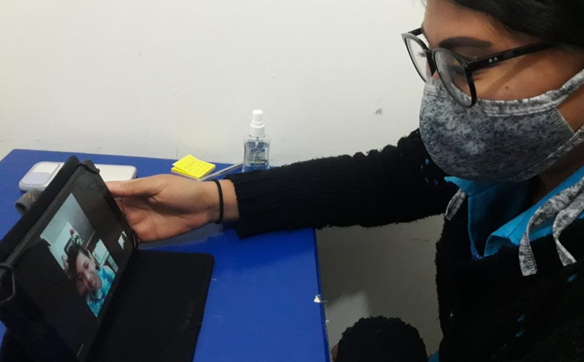Terapias a distancia para personas con capacidades diferentes (Foto/cortesía)