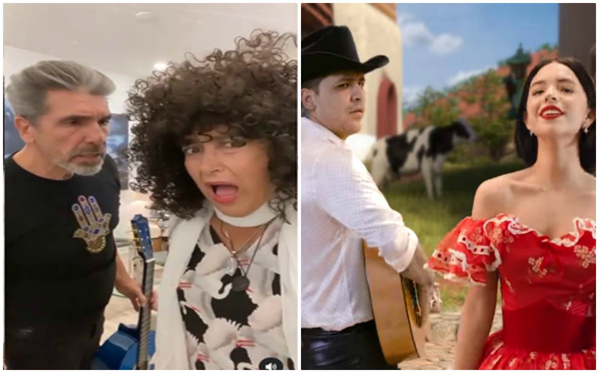 Amanda Miguel parodia dueto de Christian Nodal y Ángela Aguilar (Especial).