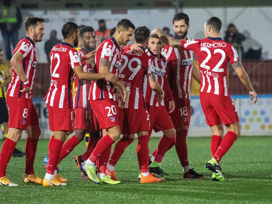 Atlético de Madrid derrotó al Cardassar (EFE)