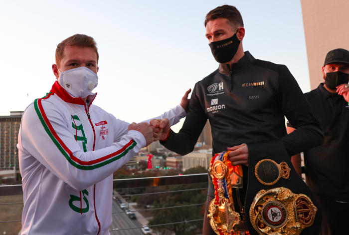 Canelo Alvarez y Callum Smith están listos para enfrentarse el fin de semana (Matchroom Boxing)