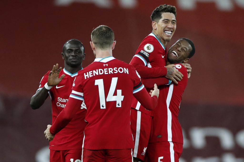 Liverpool es líder en solitario de la Premier League (AFP)