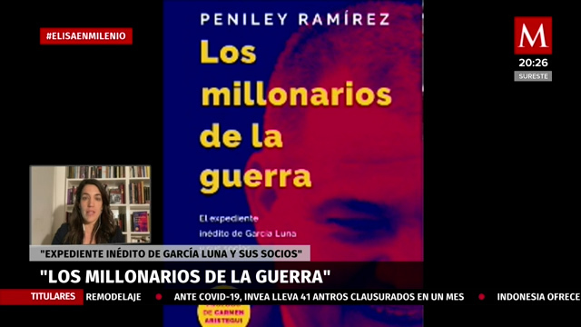 Peniley Ramírez presenta el libro, "Los Millonarios de la Guerra"