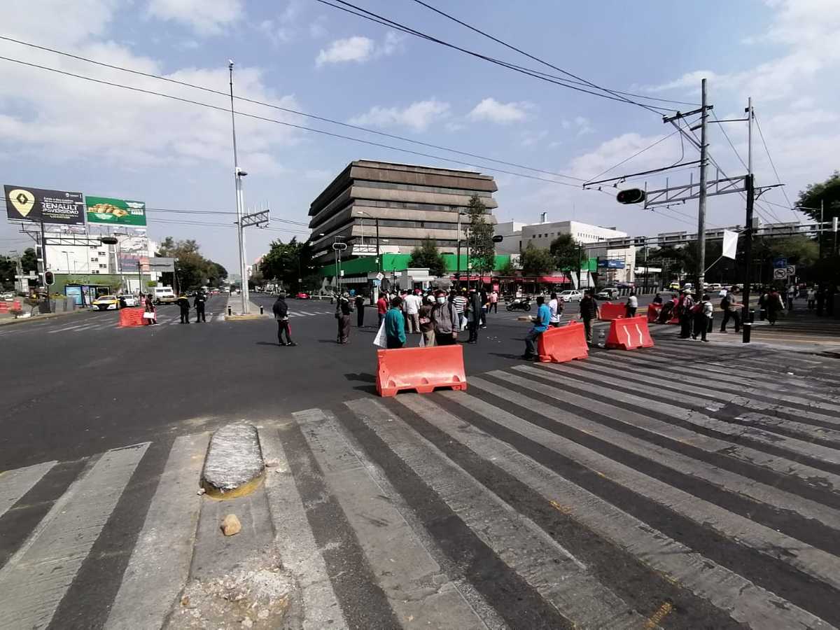 Al menos 60 personas se manifestaron en la zona de la alcaldía Benito Juárez. | Anwar Nájera