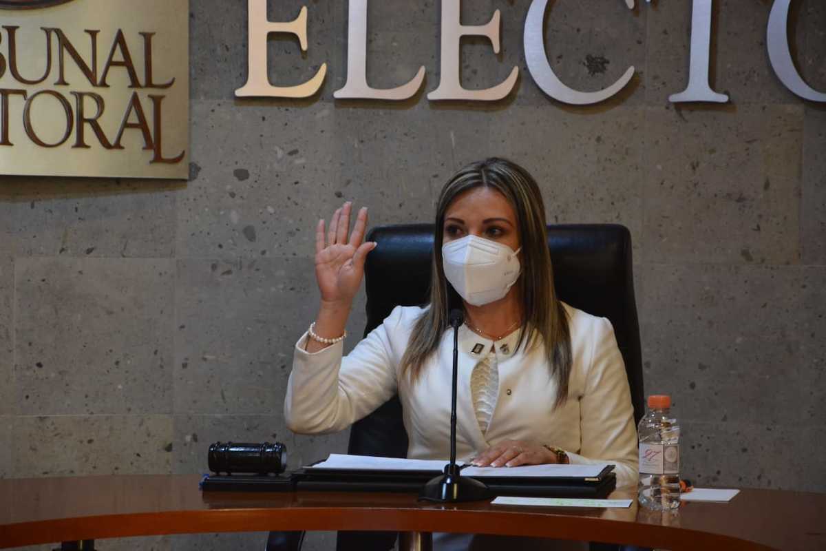 Rosa Amparo Martínez Lechuga, titular del TEEH. (Cortesía)