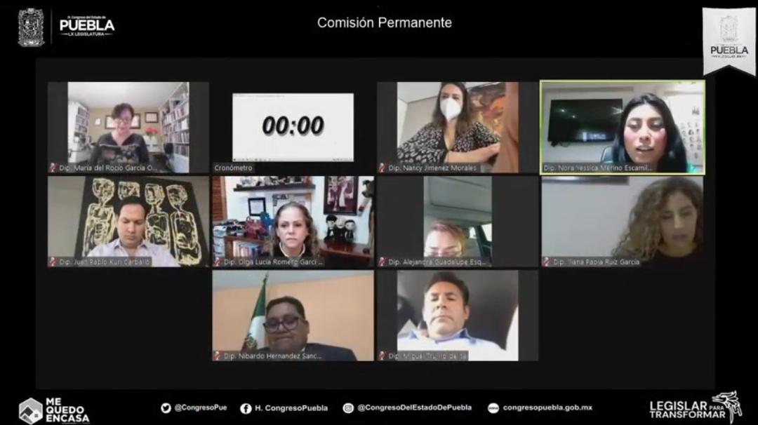 Sesión Virtual, Comisión Permanente. (Especial)
