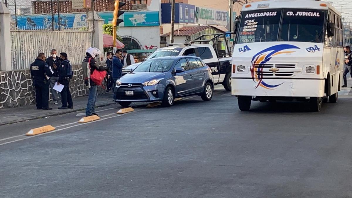 Los agentes de Tránsito determinaron que la automovilista había tenido la culpa. (Especial)